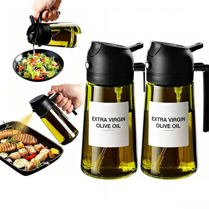 Kitchen Gadget Amazon - Olivenöl-Spender Plastikflasche für Küchenzubehör Heißluftfritteuse-Zubehör Olivenöl-Sprüher
