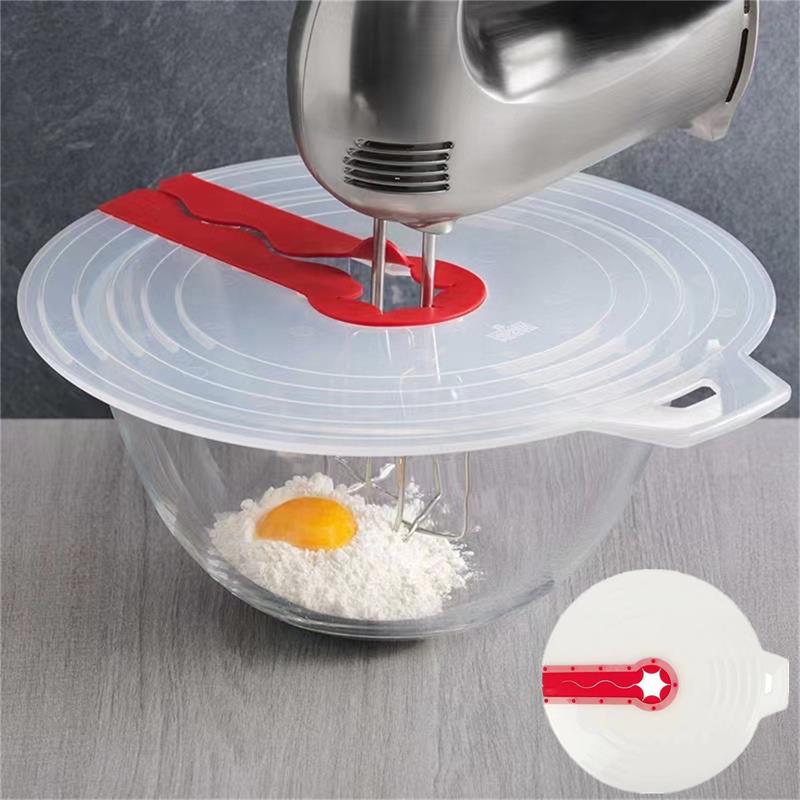 Kitchen Gadgets Design - Beat Eggs Mixer-Abdeckung, Mixer-Spritzschutz, Schneebesen, Rührschüssel-Deckel,