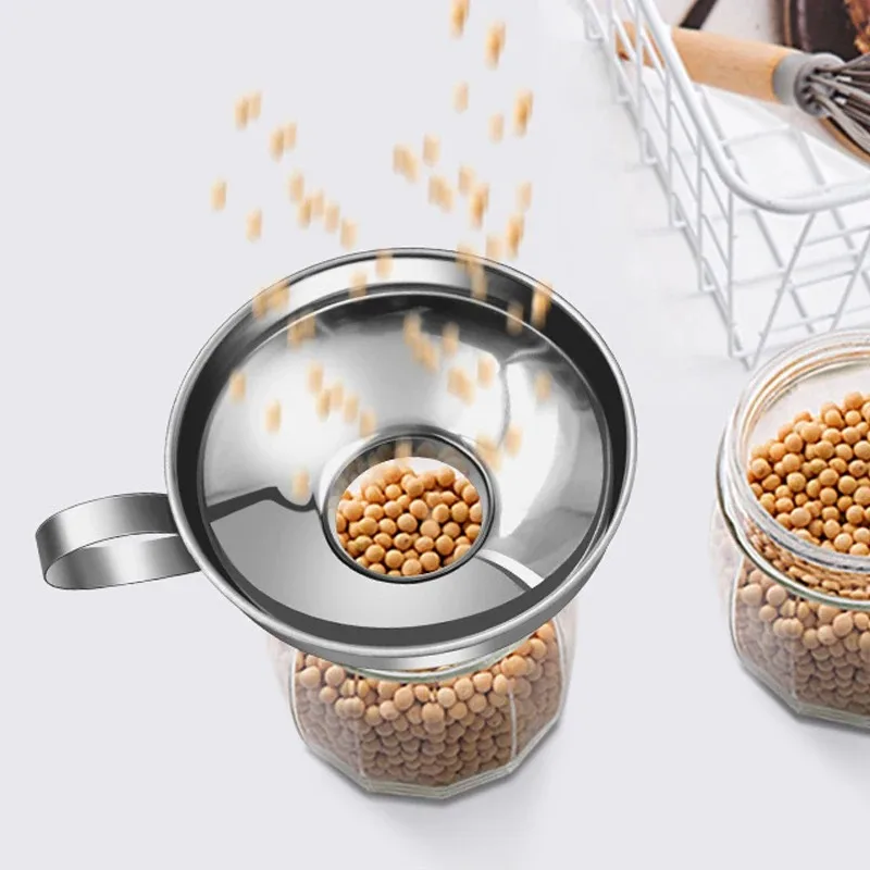 Kitchen Gadgets Design - 1 STÜCK Praktischer 2-Größen-Einmach-Trichter aus Edelstahl
