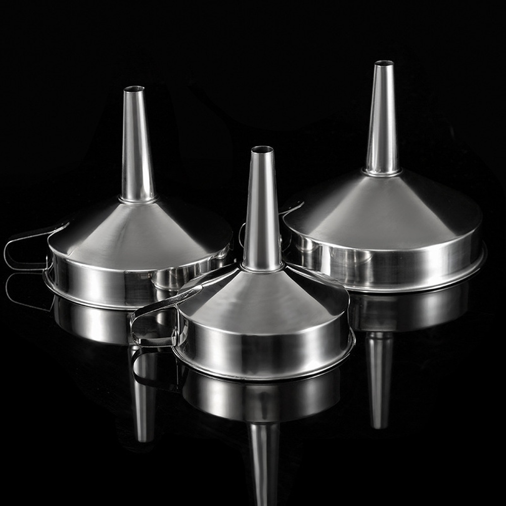 Kitchen Gadgets Design - 1 Stück Edelstahl-Öltrichter mit breiter Öffnung,