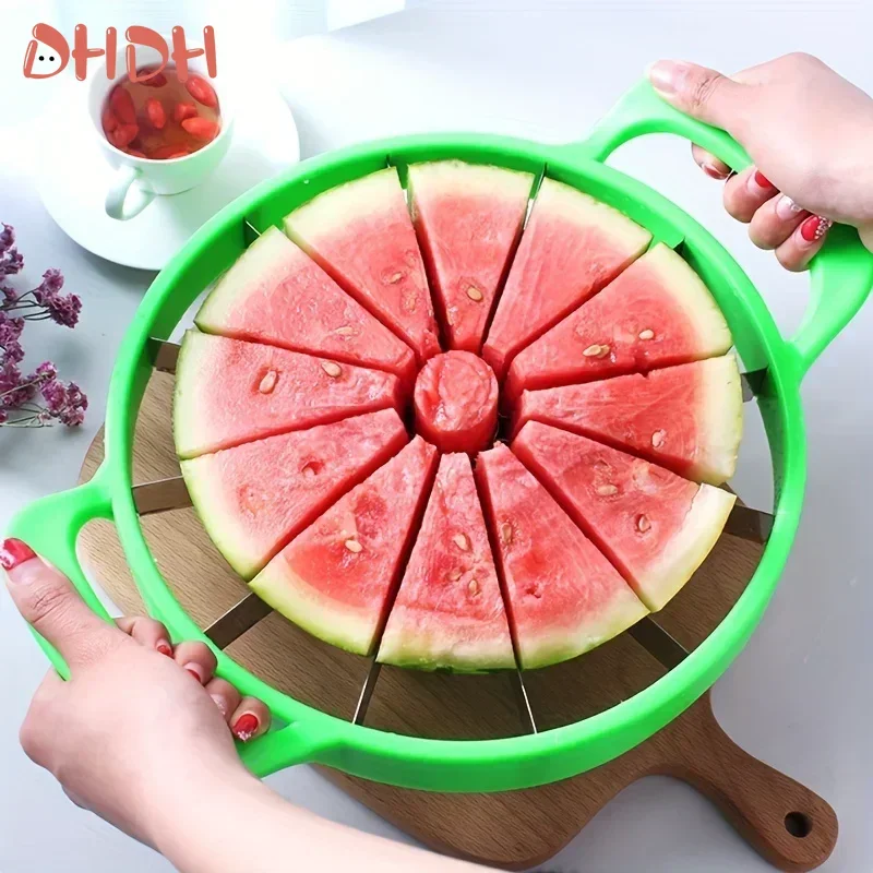 Kitchen Gadgets Design - KONI Wassermelonen-Schneider, Edelstahl, kreative Windmühlenform, große