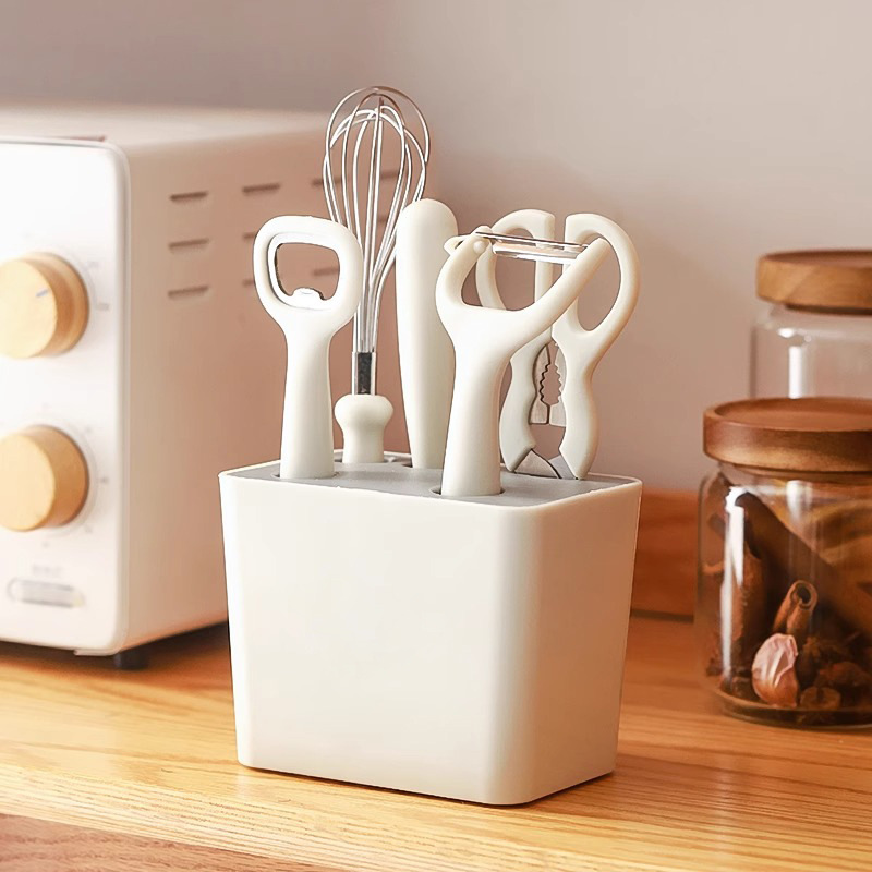 Kitchen Helper Gadgets - Küchenhilfe Guobao Sechsteiliges Set: Melonenschäler, Obstmesser,