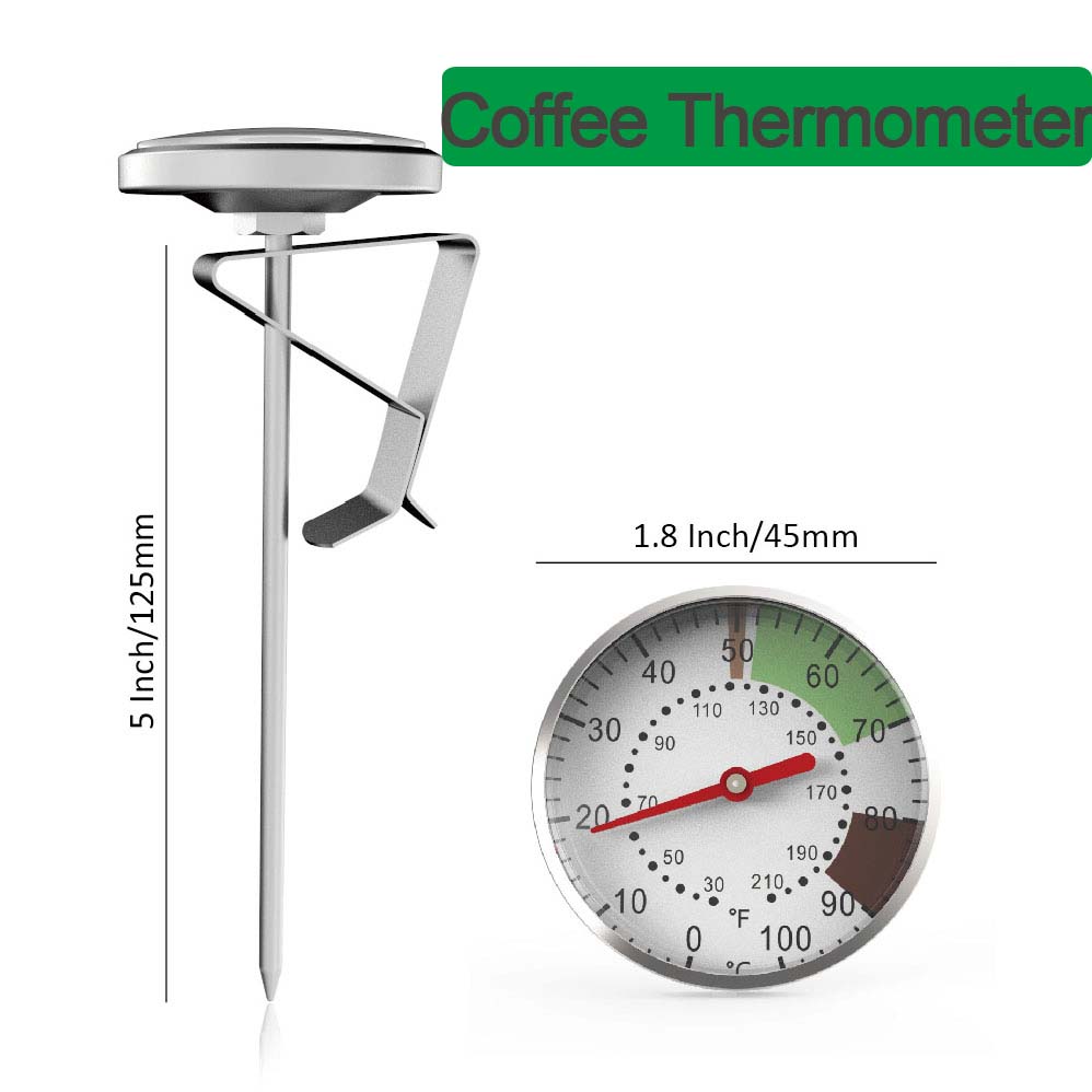 Kitchen Gadgets Design - 0-100 ° C Lebensmittelthermometer Edelstahl Kaffee
