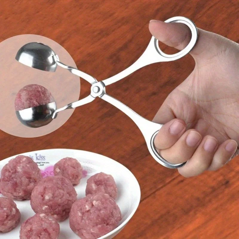 Kitchen Gadget Amazon - Fleischbällchen-Former aus Edelstahl für Fischbällchen und