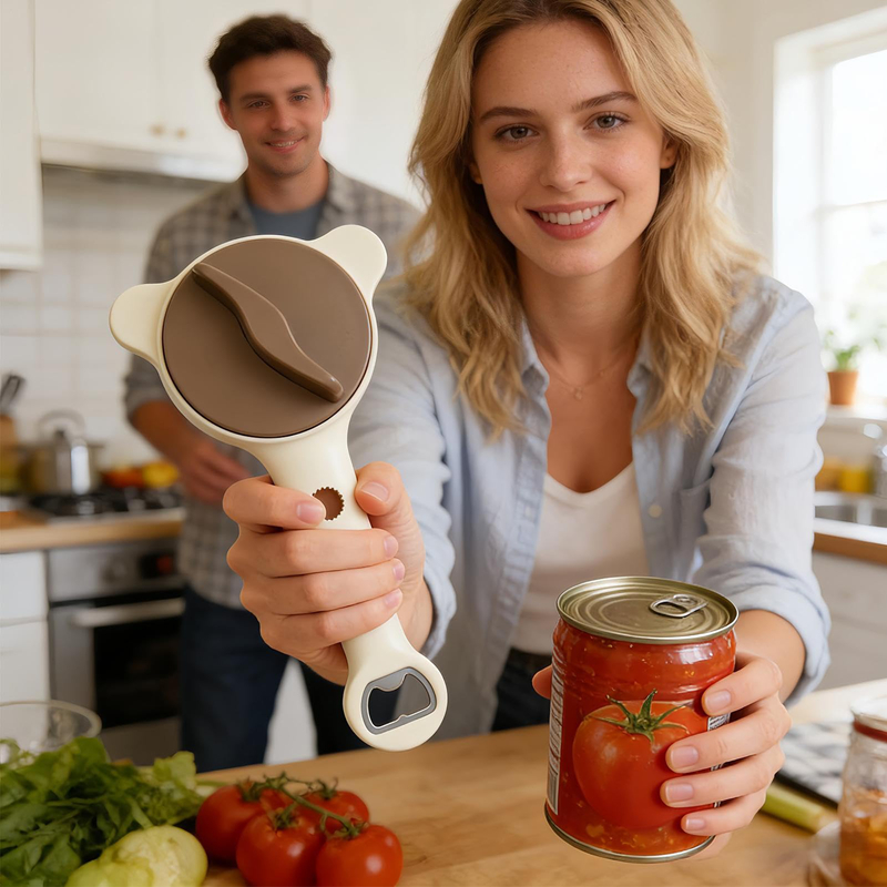 Kitchen Helper Gadgets - Flaschenöffner mit Rutschfestem Langem Griff, Küchenhelfer,