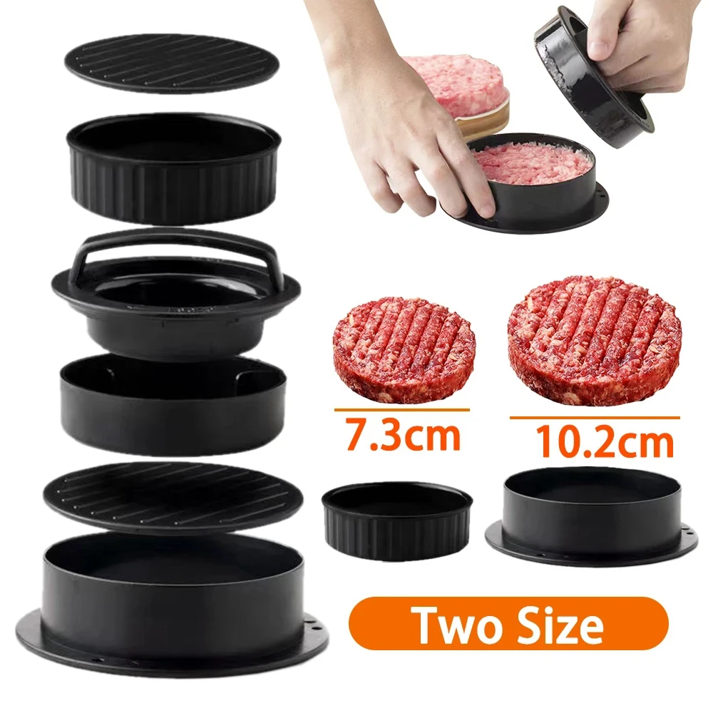 Kitchen Helper Gadgets - Runde Hamburger Burger Presse Rindfleisch Grill