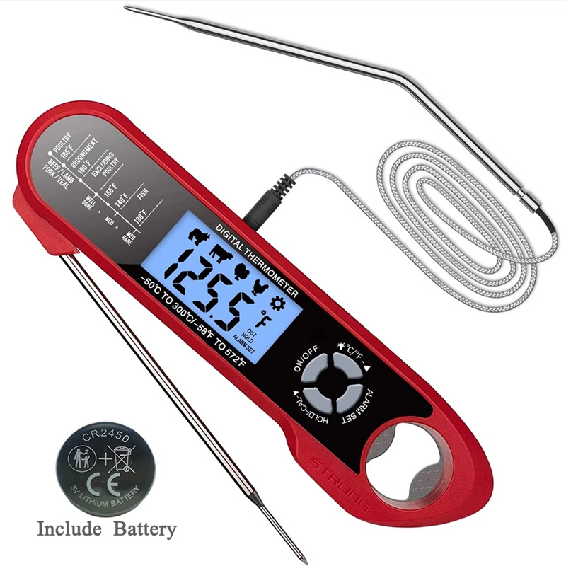 Kitchen Gadgets For Arthritic Hands - Fleischthermometer mit zwei Sonden, digitales Küchenthermometer