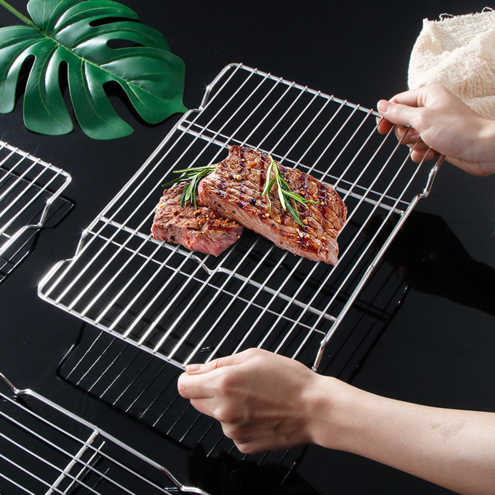 Kitchen Gadgets Design - Edelstahl Grill Mesh Matte Wiederverwendbare Hitze