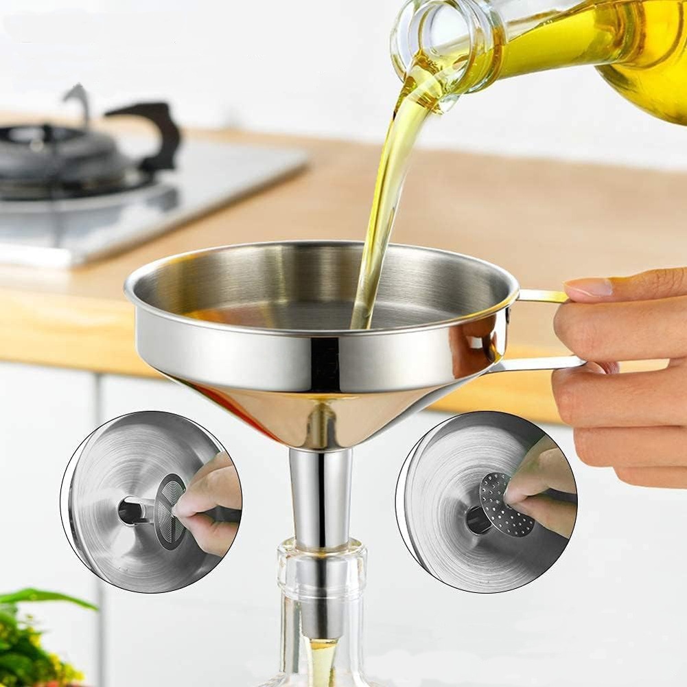 1 Stück Edelstahl-Öltrichter m – Kitchen Gadgets Design Bewertung und Preis
