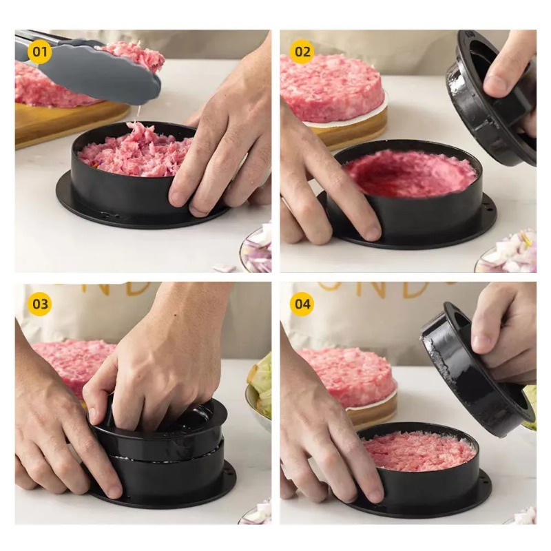 Runde Hamburger Burger Presse  – Kitchen Helper Gadgets Bewertung und Preis