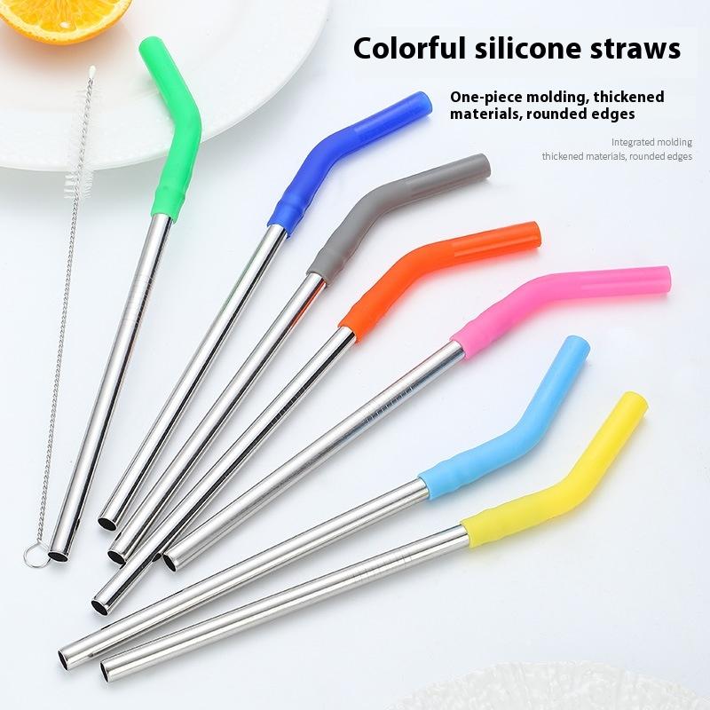 1Set Lange Edelstahl Stroh Mit – Kitchen Gadgets Design Bewertung und Preis
