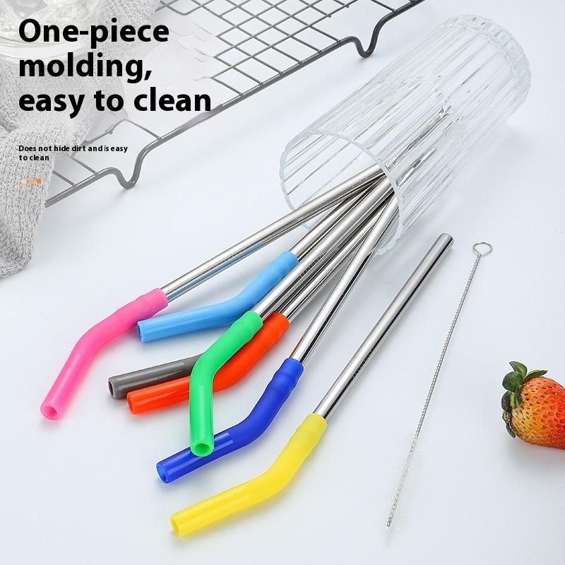 1Set Lange Edelstahl Stroh Mit – Kitchen Gadgets Design Bewertung und Preis