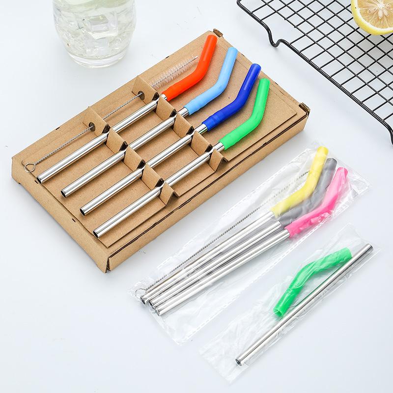 1Set Lange Edelstahl Stroh Mit – Kitchen Gadgets Design Bewertung und Preis